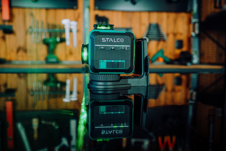 Laser krzyżowy 3D LLS3DG zielony STALCO S058597004