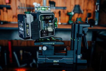 Laser krzyżowy 4D LLP4DG zielony STALCO PERFECT