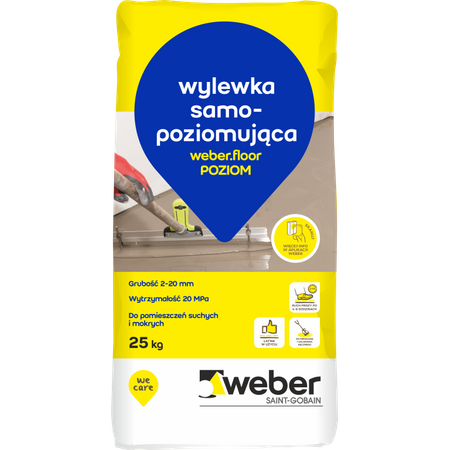 WEBER Floor poziom wylewka samopoziomująca 25kg nie SMS 30