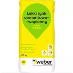Tynk cementowo-wapienny WEBER IP Inter 25kg