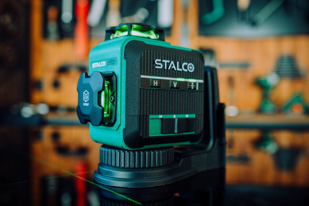 Laser krzyżowy 3D LLS3DG zielony STALCO S058597004