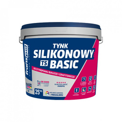 Franspol Tynk Silikonowy Basic 25kg Trwała Ochrona Elewacji