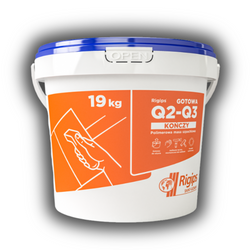 Masa szpachlowa Rigips kończy gotowa Q2-Q3 gotowa wiadro 19kg